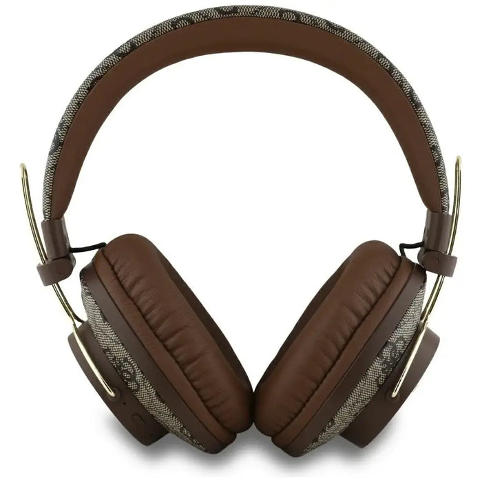 Guess ENC Metal 4G Bluetooth Over-Ear слушалки - кафяви