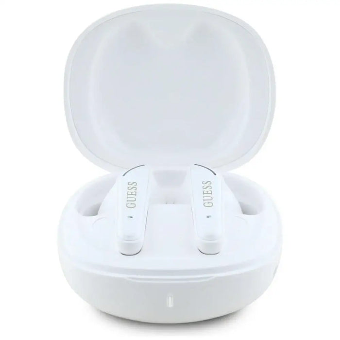 Guess Flat Classic Logo TWS слушалки с галванично покритие