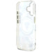 Guess Glitter Flowers Triangle Buttons MagSafe калъф