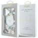 Guess Glitter Flowers Triangle Buttons MagSafe калъф
