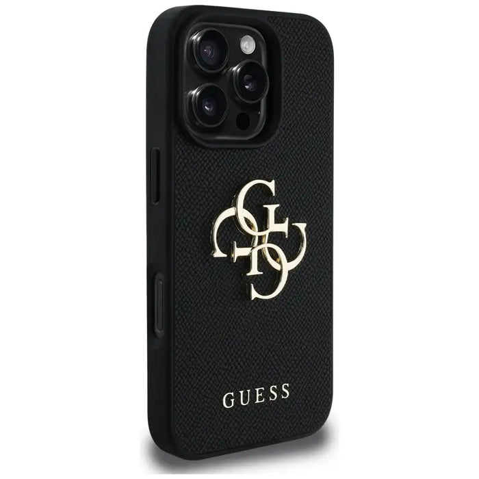 Guess Grained Big 4G Logo Small Classic Logo Case за iPhone