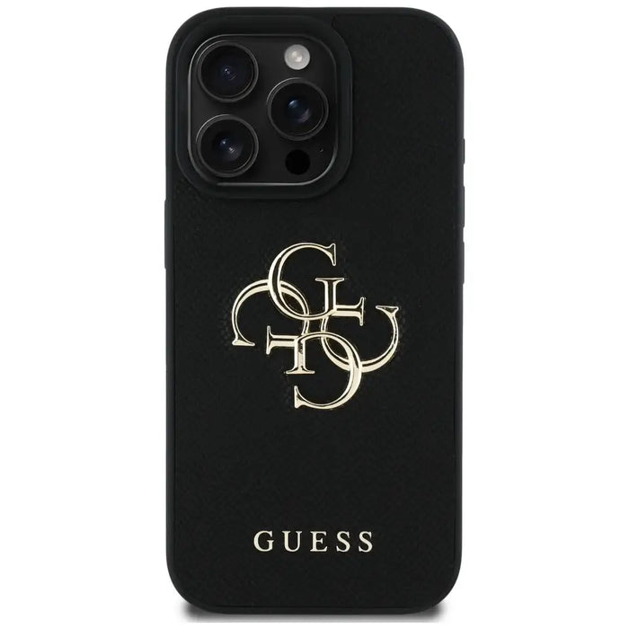 Guess Grained Big 4G Logo Small Classic Logo Case за iPhone