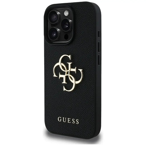 Guess Grained Big 4G Logo Small Classic Logo Case за iPhone