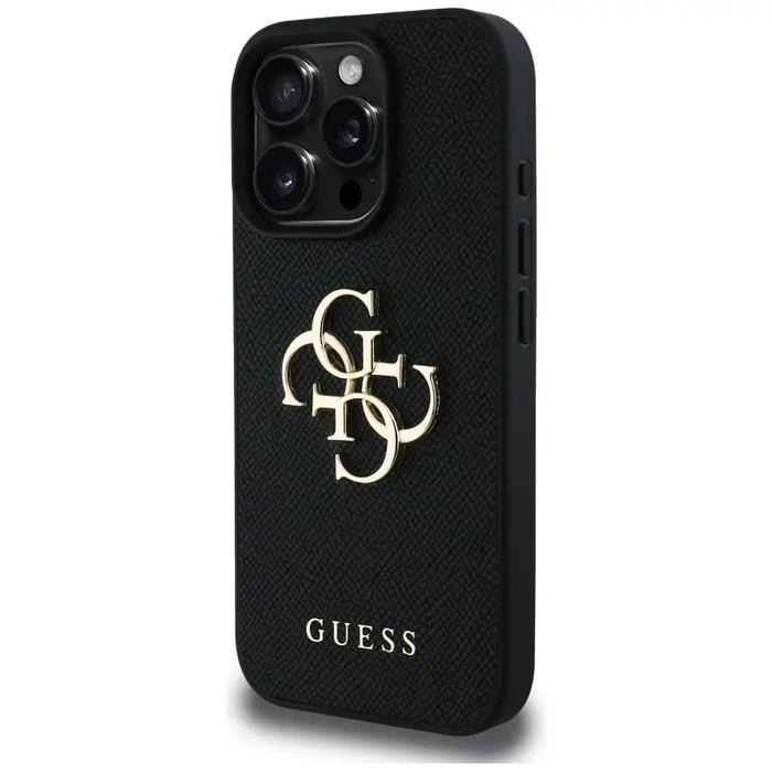 Guess Grained Big 4G Logo Small Classic Logo Case за iPhone