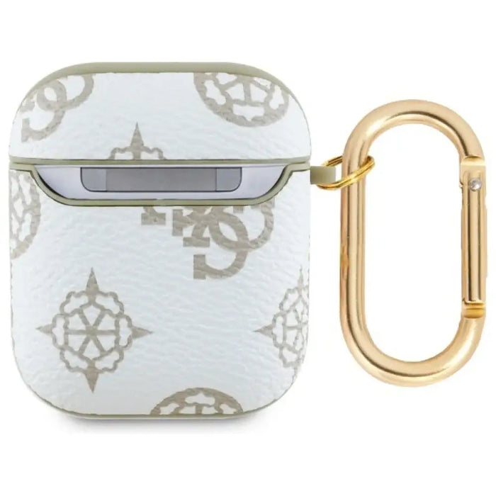 Guess GUA2PG4GPH AirPods 1/2 капак бял/бял 4G Hook