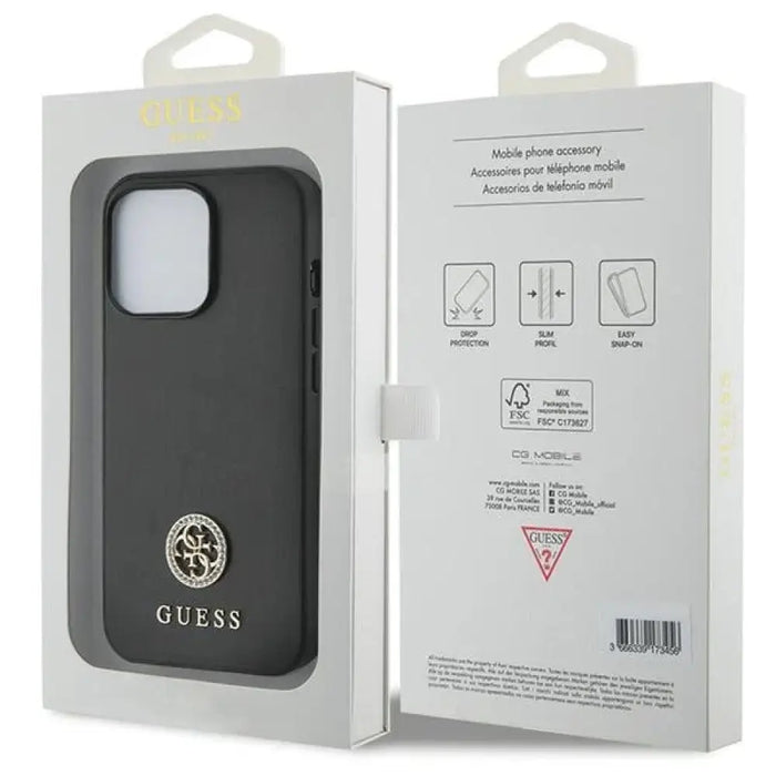 Guess GUHCP13XPS4DGPK iPhone 13 Pro Max 6.7’’ черен/черен