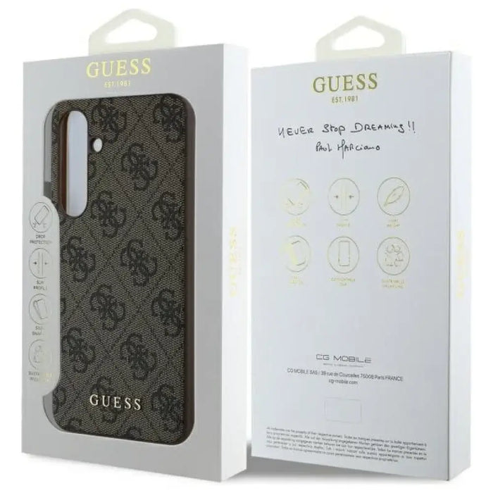 Guess GUHCS24FEGF4GBR S24 FE S721 кафяв/кафяв твърд калъф