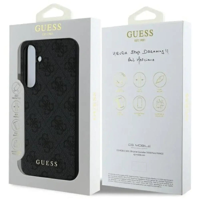 Guess GUHCS24FEGF4GGR S24 FE S721 сив/сив твърд калъф 4G