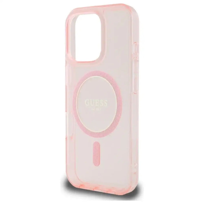 Guess GUHMP16LHFGEREP iPhone 16 Pro 6.3’’ розов/розов твърд
