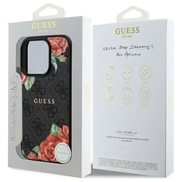 Guess GUHMP16LP4ROPEMCK iPhone 16 Pro 6.3’’ черен/черен