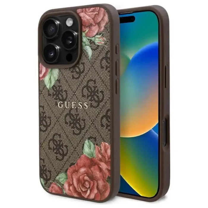 Guess GUHMP16LP4ROPEMCW iPhone 16 Pro 6.3’’ кафяв/кафяв