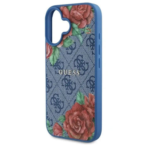 Guess GUHMP16SP4ROPEMCB iPhone 16 6.1’’ син/син твърд калъф