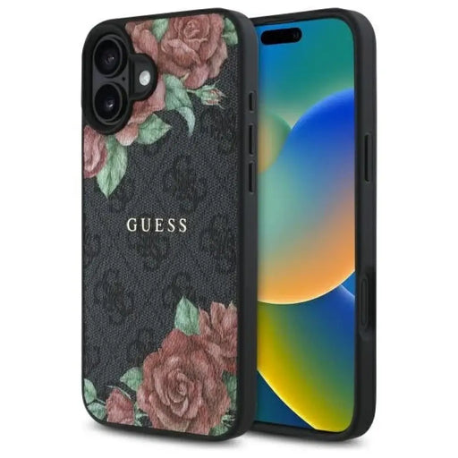 Guess GUHMP16SP4ROPEMCK iPhone 16 6.1’’ черен/черен твърд
