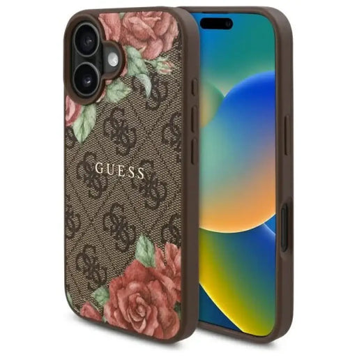 Guess GUHMP16SP4ROPEMCW iPhone 16 6.1’’ кафяв/кафяв твърд
