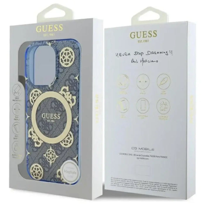 Guess GUHMP16XH4PYEEB iPhone 16 Pro Max 6.9’’ blue/blue
