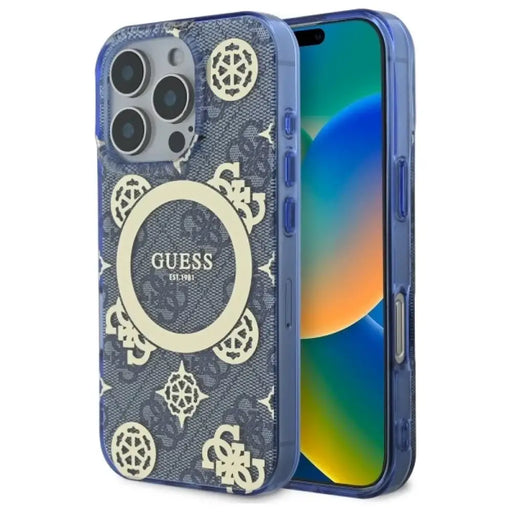 Guess GUHMP16XH4PYEEB iPhone 16 Pro Max 6.9’’ blue/blue