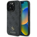 Guess HC PU 4G малък 4G и класически калъф за iPhone 16 Pro