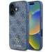 Guess HC PU 4G малък 4G и класически калъф за iPhone 16