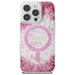 Guess HC Resin Bottom Glitter MagSafe Case за iPhone 16 Pro