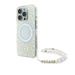 Guess IML Flowers Allover Electro With Pearl Strap MagSafe