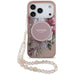 Guess IML Flowers Pearl Strap MagSafe Case за iPhone 17 Pro