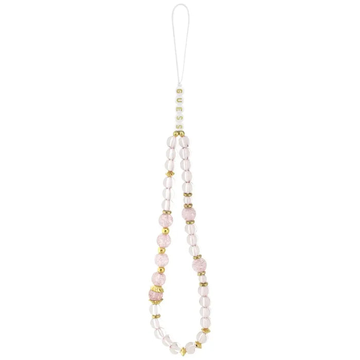 Guess IML Flowers Pearl Strap MagSafe Case за iPhone 17 Pro