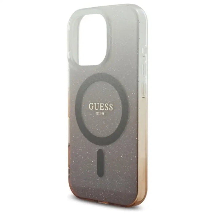 Guess IML Glitter Gradient MagSafe калъф за iPhone 16 Pro