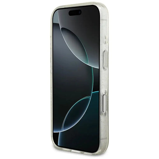 Guess IML Glitter Pearl Strap MagSafe Case за iPhone 17 Pro