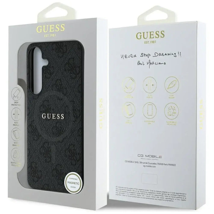 Guess Leather 4G Colored Ring Classic Logo MagSafe калъф