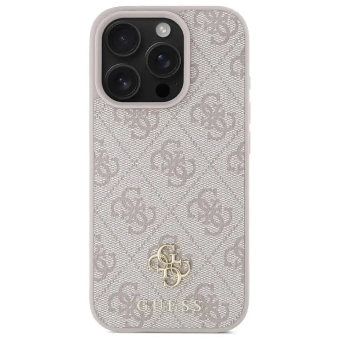 Guess Малък класически калъф MagSafe за iPhone 16 Pro