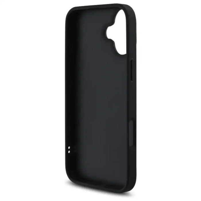 Guess New 4G Triangle case за iPhone 16 - черен