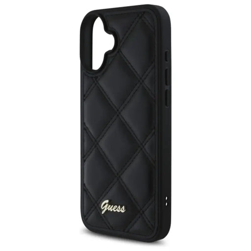 Guess New 4G Triangle case за iPhone 16 - черен