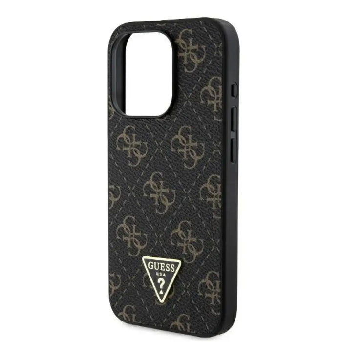 Guess New 4G Triangle Case за iPhone 16 Pro - черен