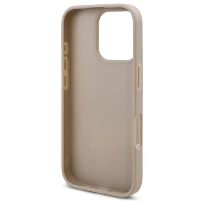 Guess New 4G Triangle Case за iPhone 16 Pro Max - бял
