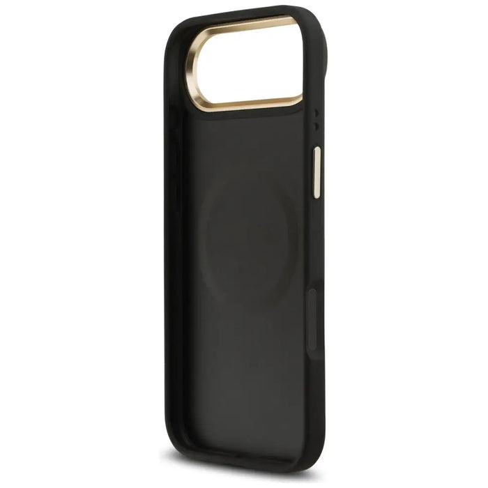 Guess Peony Hot Stamp MagSafe Case for iPhone Air - Black