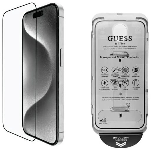 Guess Screen Protector 2.5D Outline Tempered Glass