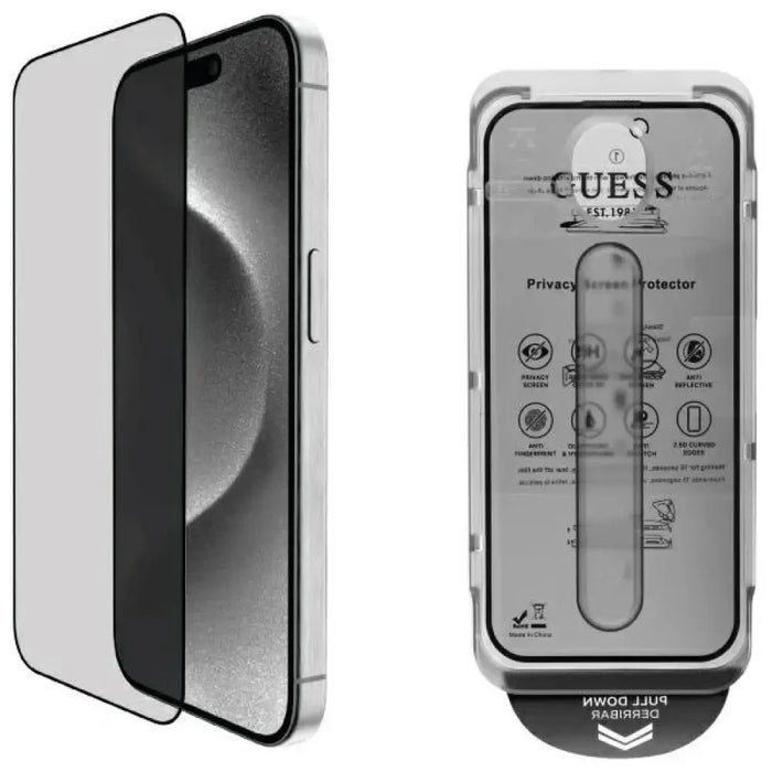Guess Screen Protector Privacy 2.5D Outline Tempered Glass