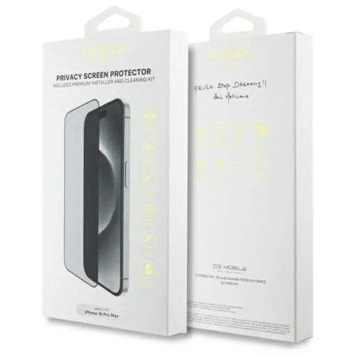 Guess Screen Protector Privacy 2.5D Outline Tempered Glass