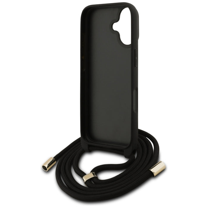 Калъф Guess 4G Big Logo Cord Stap Crossbody за iPhone 17 - кафяв