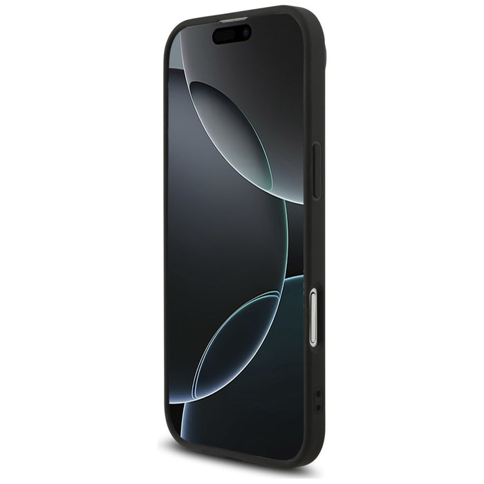 Калъф Guess 4G Strap Triangle Logo MagSafe за iPhone 17 Air - черен
