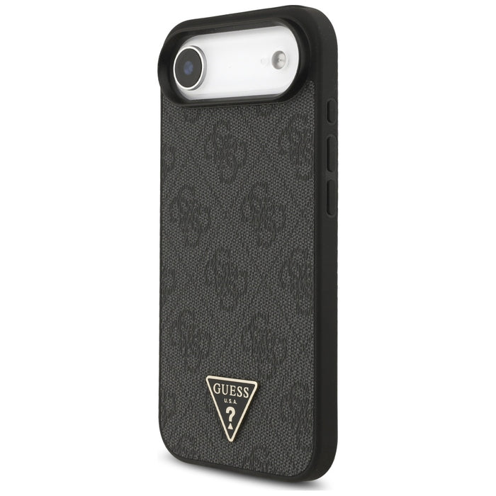 Калъф Guess 4G Strap Triangle Logo MagSafe за iPhone 17 Air - черен