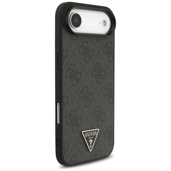 Калъф Guess 4G Strap Triangle Logo MagSafe за iPhone 17 Air - черен