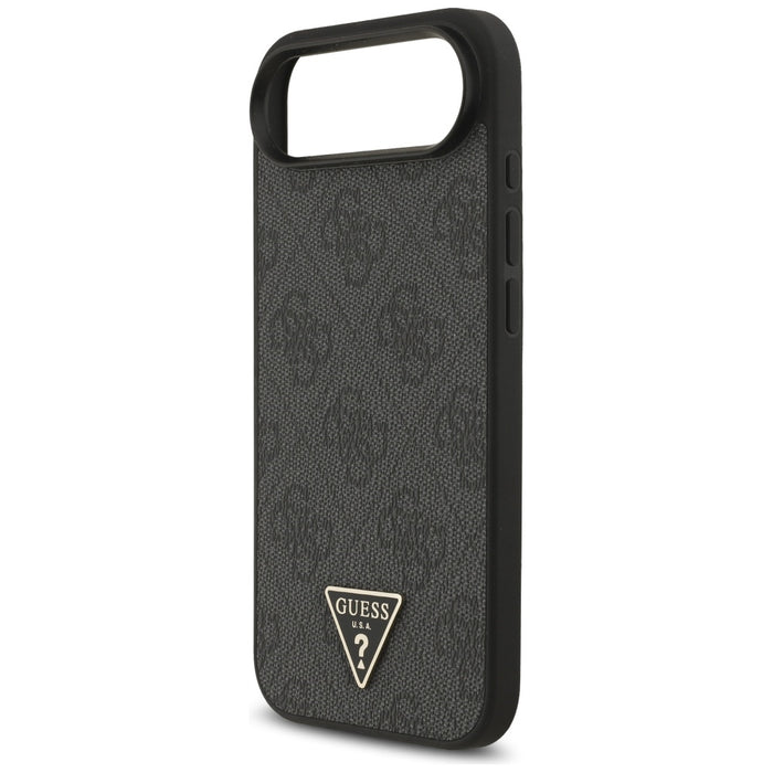 Калъф Guess 4G Strap Triangle Logo MagSafe за iPhone 17 Air - черен