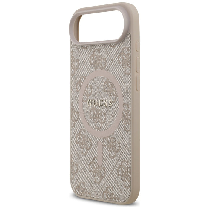 Калъф Guess 4G Ring Classic Logo MagSafe за iPhone 17 Air - розов
