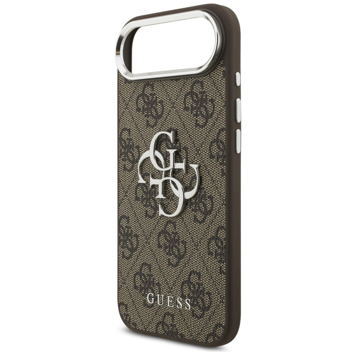 Калъф Guess 4G Big 4G Classic Logo за iPhone 17 Air - кафяв и сребрист