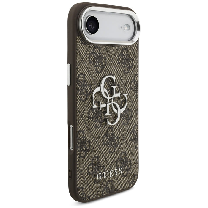 Калъф Guess 4G Big 4G Classic Logo за iPhone 17 Air - кафяв и сребрист
