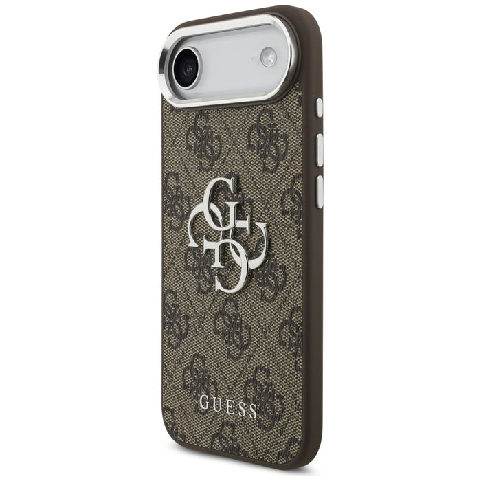 Калъф Guess 4G Big 4G Classic Logo за iPhone 17 Air - кафяв и сребрист