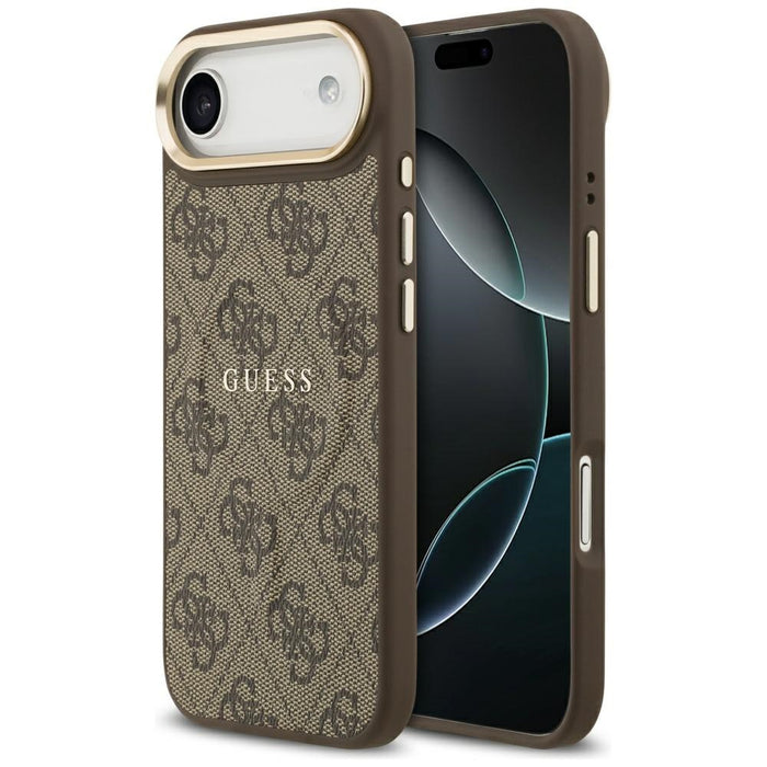 Калъф Guess 4G PU Classic Logo MagSafe за iPhone 17 Air - кафяв
