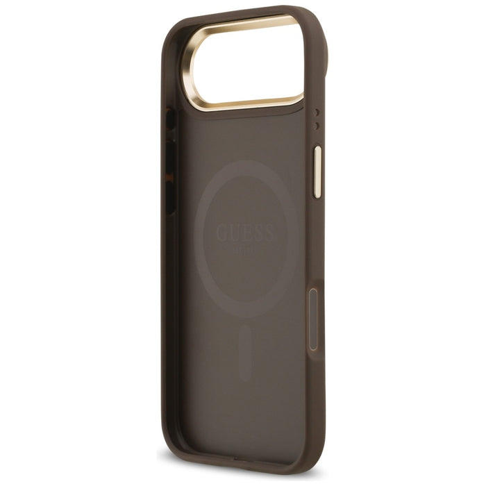 Калъф Guess 4G PU Classic Logo MagSafe за iPhone 17 Air - кафяв