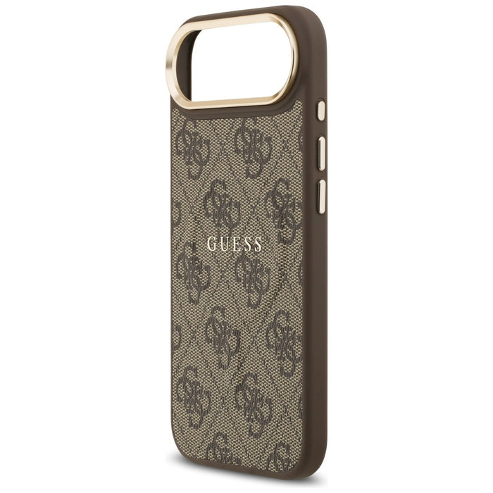 Калъф Guess 4G PU Classic Logo MagSafe за iPhone 17 Air - кафяв